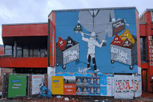 Schwimmbad SEZ im Stadtteil Friedrichshain