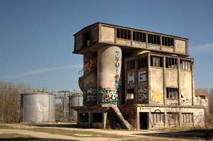 Leerstehendes Gebude: Chemiewerk Rdersdorf