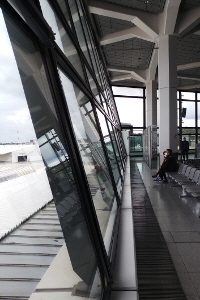 Flughafen Tegel, Wartebereich fr Flugpassagiere