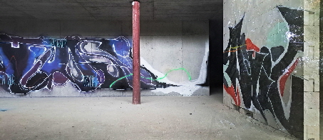 Graffiti-Titel: In der Groraum-Diskothek