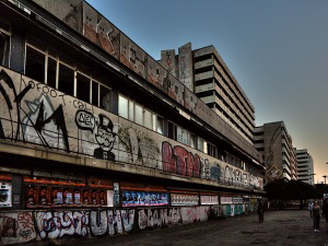 Haus der Statistik Berlin: Fassade an der Otto-Braun-Str