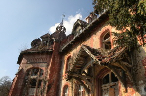 Heilsttten Beelitz: Gebudefassade Kochkche