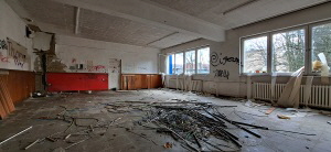 Kantine im ersten Stock des Kaiser's-Markt
