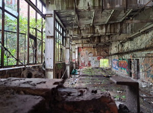 Innere eines Kasernengeb�udes