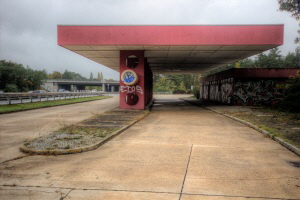 Tankstelle Dreilinden stadteinwrts