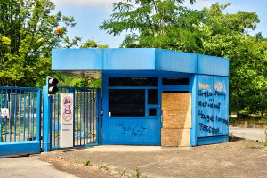 Pfrtnerhuschen der Tetra-Pak-Fabrik