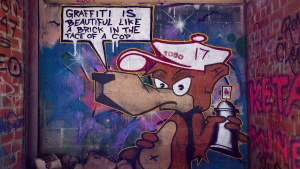 Graffiti is beautiful like ...