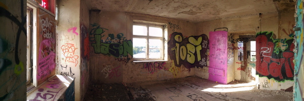 Raum im Versuchsturm fr Flakleitanlagen