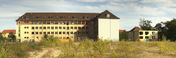 Verwaltungsgebude des VEB Funkwerk Kpenick im Jahr 2021