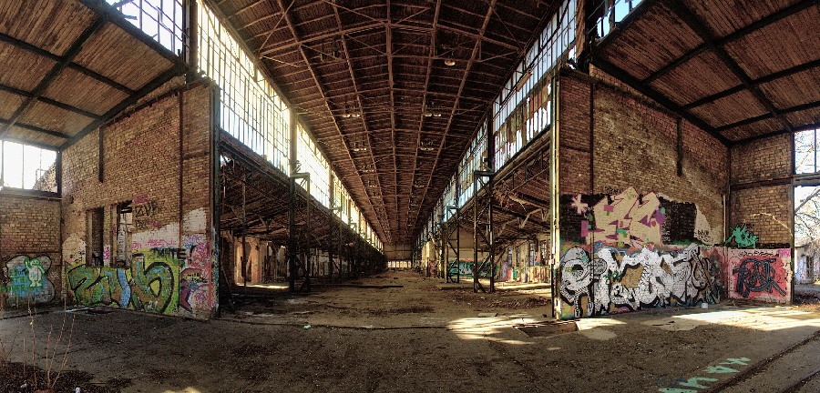 Halle des VEB Khlautomat